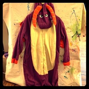 Fleecy Dragon costume/pajama. Adult size XL